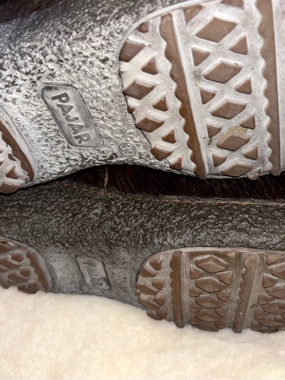 Pajar Dark Brown Fur Winter Boots - Picture 8 of 9